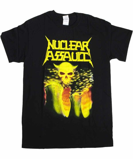 Nuclear Assault/オフィシャルバンドTシャツ/Surviveカラー：ブラック<br>サイズ：Ｓ〜Ｌ<br>ニュークリアソルトの3rdアルバムのジャケットのデザインです