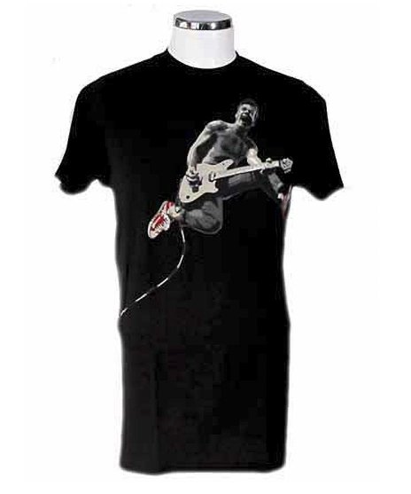 Van Halen/オフィシャルバンドTシャツ/Jumpingカラー：ブラック<br>サイズ：S〜L<br>エディーがギターを持ってジャンプしているデザインです