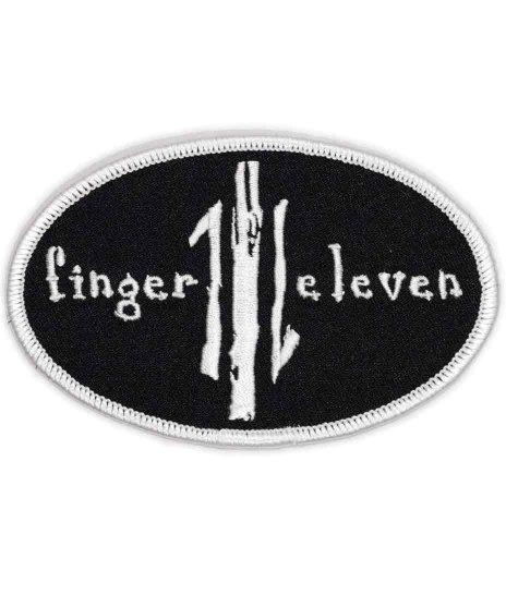 Finger Eleven/オフィシャルワッペン/オーバルバンドロゴ