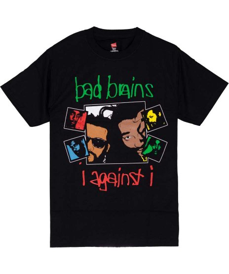 Bad Brains/オフィシャルバンドTシャツ/I Against I/ブラックカラー：ブラック<br>サイズ：S〜L<br>アルバムのジャケットI Against Iのデザインです
