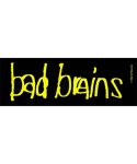 Bad Brains/オフィシャルステッカー/バンドロゴカラー：ブラック<br>サイズ：6.5x18cm<br>SSTレコード製バッドブレインズロゴステッカー