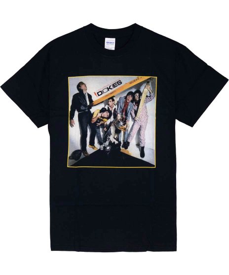 The Dickies/オフィシャルバンドTシャツ/The Incredible Shrinking カラー：ブラック<br>サイズ：S〜L<br>１stアルバムのジャケットデザインです