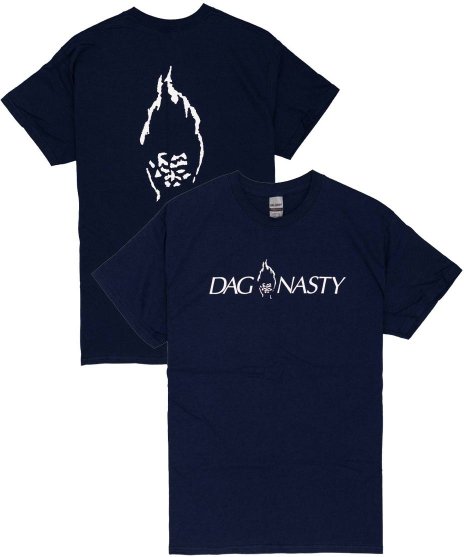 Dag Nasty/オフィシャルバンドTシャツ/Flame 【ネイビー】 カラー：ネイビー<br>サイズ：S〜L<br>フロントにバンドロゴと、バックにはバンドのフレームロゴをプリント