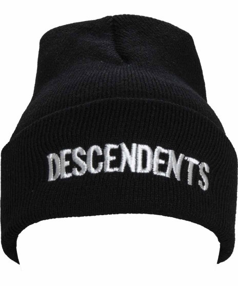 Descendents/オフィシャルビーニー/バンドロゴカラー：ブラック<br>サイズ：フリー<br>ブラックにシンプルなホワイトでロゴを刺繍したデザインです。