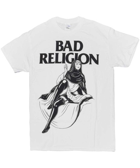 Bad Religion/オフィシャルバンドTシャツ/Sexy Nun<ul><li>カラー：ホワイト</li><li>サイズ：S,M,L,XL</li><li>セクシーな修道女のデザイン</li></ul>