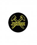 Judge/オフィシャル缶バッジ/アークバンドロゴカラー：ブラック<br>サイズ：25mm<br>渋いアークロゴのデザイン