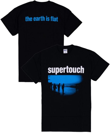 Supertouch/オフィシャルバンドTシャツ/The Earth Is Flat <ul><li>カラー：ブラック</li><li>サイズ：S,M,L</li><li>THE EARTH IS FLATジャケットのデザイン</li></ul>