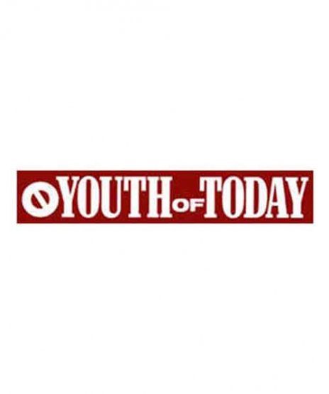 Youth Of Today/オフィシャルステッカー/No Moreカラー：レッド<br>サイズ：18x3.2cm<br>Youth of TodayのNo moreのデザインステッカー