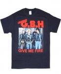 GBH/オフィシャルバンドTシャツ/Give Me Fire/ブラック<ul><li>カラー：ブラック</li><li>サイズ：M,L,XL</li><li>GBHのGive Me Fireのジャケットデザイン</li></ul>