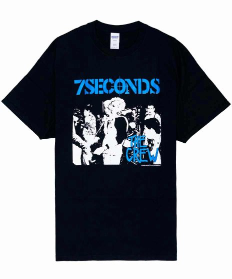 7Seconds/オフィシャルバンドTシャツ/The Crew <ul><li>カラー：ブラック</li><li>サイズ：S,M,L,XL</li><li>7セカンズのCrewのアルバムアートをデザイン</li></ul>