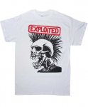 The Exploited/オフィシャルバンドTシャツ/Pushed Skull Stamp<ul><li>カラー：ホワイト</li><li>サイズ：M,L,XL</li><li>スカルロゴデザイン</li></ul>