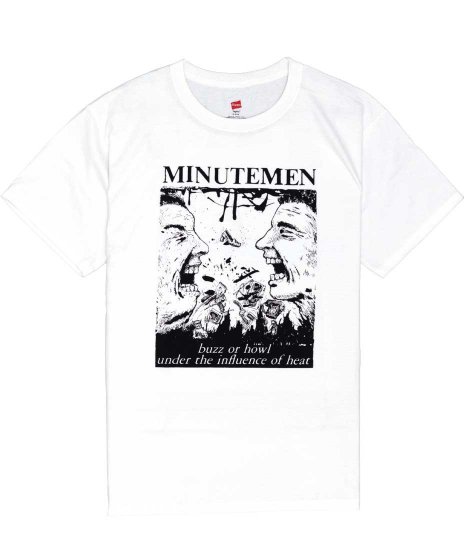 Minutemen/オフィシャルバンドTシャツ/Buzz Or Howl <ul><li>カラー：ホワイト</li><li>サイズ：S,M,L</li><li>ミニットマンのアルバムBuzz..のジャケットデザイン</li></ul>