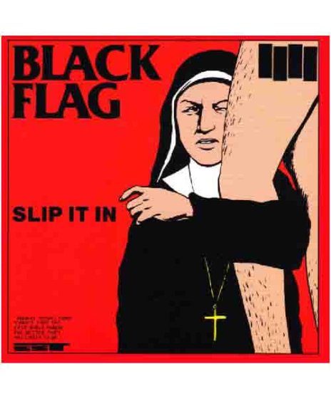 Black Flag/オフィシャルステッカー/Slip It Inカラー：レッド<br>サイズ：10x10cm<br>