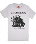 Madness/オフィシャルバンドTシャツ/One Step Beyondカラー：グレー<br>サイズ：S〜XL<br>マッドネスのOne Step Beyondのジャケットデザイン