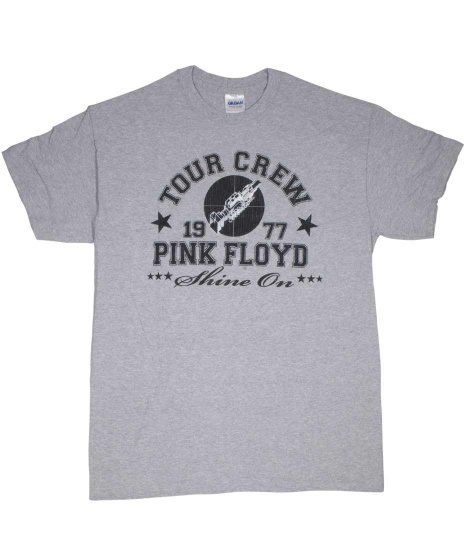 Pink Floyd/オフィシャルバンドTシャツ/Vintage Shine On Tour Crew<ul><li>カラー：グレー</li><li>サイズ：S,M,L</li><li>ピンクフロイドの1977年のツアーTシャツ復刻版です</li></ul>