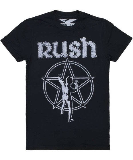 Rush/オフィシャルバンドTシャツ/スターマン ヴィンテージプリント  <ul><li>カラー：ブラック</li><li>サイズ：M,L</li><li>ヴィンテージスターマン</li></ul>