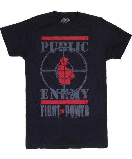 Public Enemy/オフィシャルバンドTシャツ/Fight The Power<ul><li>カラー：ブラック</li><li>サイズ：M,L,XL</li><li>Fight the powerとターゲットロゴ</li></ul>