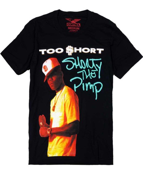 Too $hort/オフィシャルバンドTシャツ/Short is Pimp<ul><li>カラー：ブラック</li><li>サイズ：M,L,XL</li><li>1992年のアルバムジャケットデザイン</li></ul>