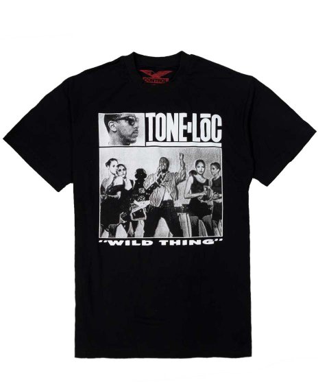 Tone Loc/オフィシャルバンドTシャツ/Wild Thing/Black<ul><li>カラー：ブラック</li><li>サイズ：M,L,XL</li><li>Wild Thingのシングルジャケットデザイン</li></ul>