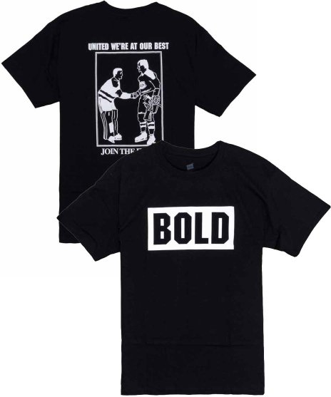Bold/オフィシャルバンドTシャツ/Join The Fight<ul><li>カラー：ブラック</li><li>サイズ：M,L,XL</li><li>SxE定番のBOLDのバンドロゴのみをデザインしたTシャツ</li></ul>