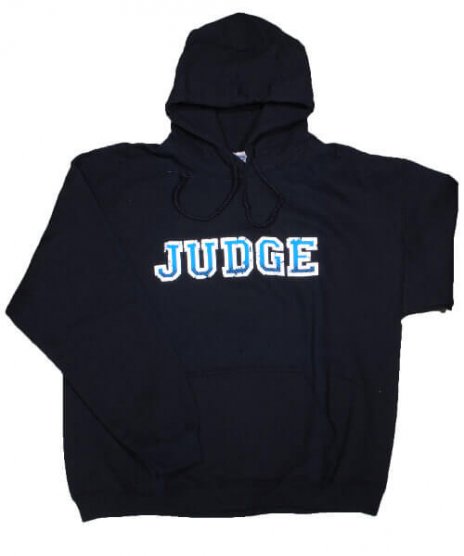 Judge/オフィシャルパーカー/Bringing' It Down/ブラックカラー：ブラック、ネイビー<br>サイズ：M〜XL<br>フロントにJUDGEのロゴとバックには定番のライブフォト