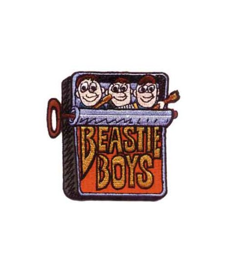 Beastie Boys /オフィシャルワッペン/オイルサーディン缶サイズ：7.5 × 7.8�<br>ビースティー・ボーイズ オイルサーディン缶