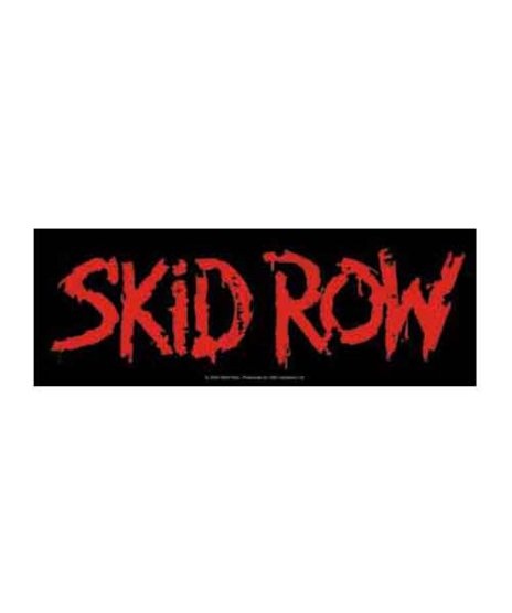 Skid Row/オフィシャルステッカー/バンドロゴサイズ：17.8 × 6.3cm<br>スキッド・ロウのバンドロゴデザイン