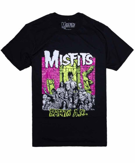 Misfits/オフィシャルバンドTシャツ/EARTH A.D.  <ul><li>カラー：ブラック</li><li>サイズ：M,L,XL</li><li>Earth A.D.のジャケットデザイン。</li></ul>
