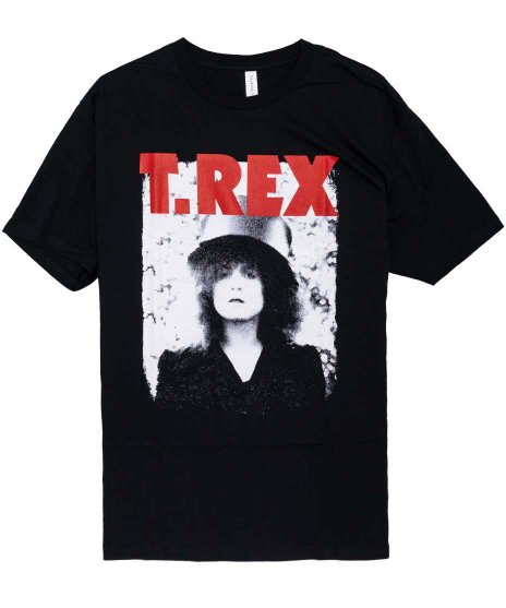 T.Rex/オフィシャルバンドTシャツ/THE SLIDERカラー：ブラック<br>サイズ：M,L.XL<br>1973年のアルバムThe Sliderのアートワーク