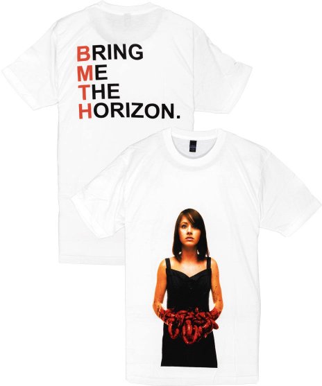 Bring Me The Horizon/オフィシャルバンドTシャツ/Suicide Seasonサイズ：M,L,XL<br>カラー：ホワイト<br>スーサイド シーズンのジャケットデザイン。