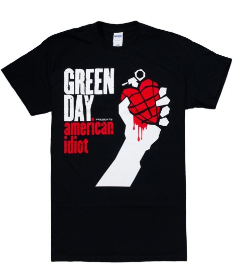 Green Day/オフィシャルバンドTシャツ/American Idiot<ul><li>カラー： ブラック</li><li>サイズ：M,L,XL</li><li>2004のAMERICAN IDIOTのジャケットデザインです。</li></ul>