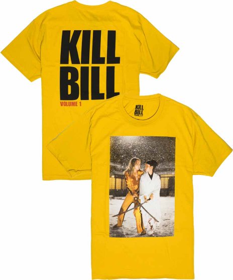 Kill Bill/オフィシャルTシャツ/ファイナルバトル<ul><li>カラー：イエロー</li><li>サイズ：M,L,XL</li><li>ユマ・サーマンとルーシー・リューのバトルシーン</li></ul>