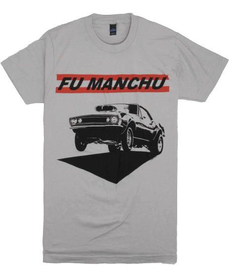 Fu Manchu/オフィシャルバンドTシャツ/Muscleカラー：グレー<br>サイズ：M〜XL<br>マッスルカーのデザイン