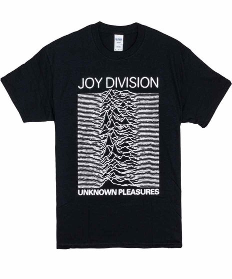 Joy Division/オフィシャルバンドTシャツ/Unknown Pleasures 2カラー：BLK<br>サイズ：S,M,L,XL<br>UNKNOWN PLEASURESアートワーク