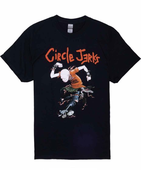 Circle Jerks/オフィシャルバンドTシャツ/Skank Man<ul><li>カラー： ブラック</li><li>サイズ：S,M,L,XL</li><li>Circle jerksスカンクマンのデザイン</li></ul>