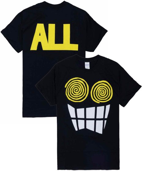 ALL/オフィシャルバンドTシャツ/Allroy<ul><li>カラー： ブラック</li><li>サイズ：M,L,XL</li><li>ALLROYの大きいデザイン。</li></ul>