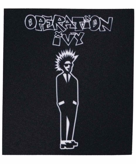 Operation Ivy/オフィシャルワッペン/Rude Boy/不繊維製<ul><li>カラー：BLK × WHT</li><li>サイズ：11.5� × 12.5� </li><li>Rude Boy</li></ul>