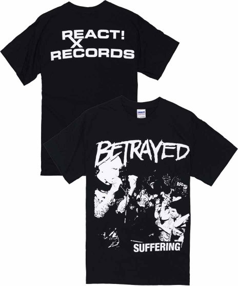 Betrayed/オフィシャルバンドTシャツ/Suffering<ul><li>カラー： BLK</li><li>サイズ：M,L</li><li>BetrayedのロゴデザインTシャツ。</li></ul>