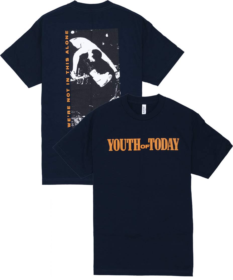 Youth Of Today/オフィシャルバンドTシャツ/We'Re Not In This Alone ネイビー