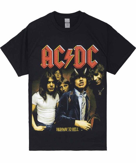 AC/DC /オフィシャルバンドTシャツ/Highway to Hell<ul><li>カラー：ブラック</li><li>サイズ：M、L,XL</li><li>Highway to Hellのジャケットデザイン</li></ul>