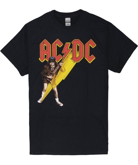 AC/DC /オフィシャルバンドTシャツ/High Voltage<ul><li>カラー：ブラック</li><li>サイズ：M、L,XL</li><li>アンガスのジャケットデザイン。</li></ul>