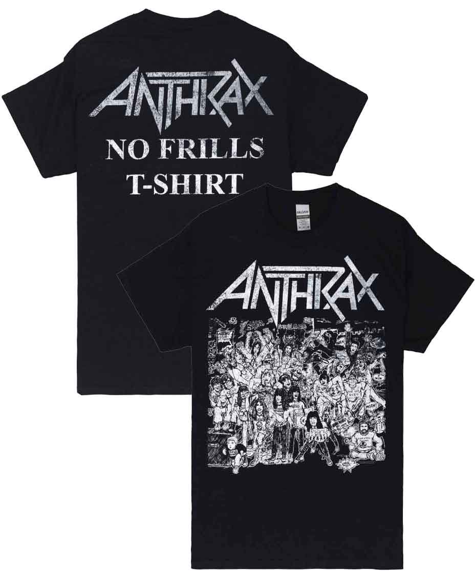 Anthrax/オフィシャルバンドTシャツ/No Frills