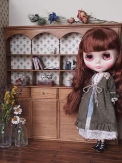 RosalynnPerle 1/6ドールハウス ホワイト&ピンク系 ブライス RosalynnPerle 1/6ドールハウス ホワイト&ピンク系 ブライス