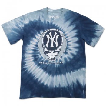 リキッドブルー LIQUID BLUE New York Yankees Steal Your Base Tie-Dye Tシャツ tie dye blue タイダイブルー S/S T-SHIRTS