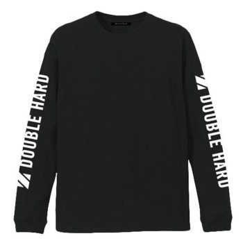 ダブルハード DOUBLE HARD New Logo LONG SLEEVE T-SHIRTS Tシャツ BLACK ブラック S/S T-SHIRTS