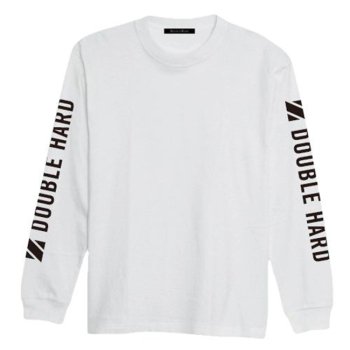 ダブルハード DOUBLE HARD New Logo LONG SLEEVE T-SHIRTS Tシャツ WHITE ホワイト S/S T-SHIRTS