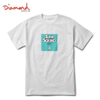 ダイアモンドサプライ DIAMOND SUPPLY CO. TUNE SQUAD DIAMOND BALL TEE Tシャツ WHITE ホワイト S/S T-SHIRTS