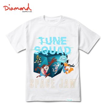 ダイアモンドサプライ DIAMOND SUPPLY CO. SPACE JAM BOX TEE Tシャツ WHITE ホワイト S/S T-SHIRTS