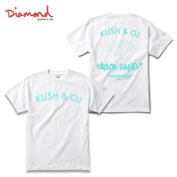 ダイアモンドサプライ DIAMOND SUPPLY CO. KUSH & OG TEE Tシャツ WHITE ホワイト S/S T-SHIRTS