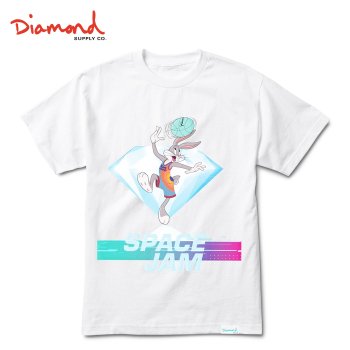 ダイアモンドサプライ DIAMOND SUPPLY CO. HOOK SHOT TEE Tシャツ WHITE ホワイト S/S T-SHIRTS
